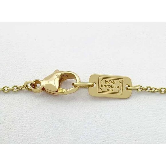 Authentic Ippolita Disc Station Necklace 18k Solid Yellow Gold - Picture 7 of 9